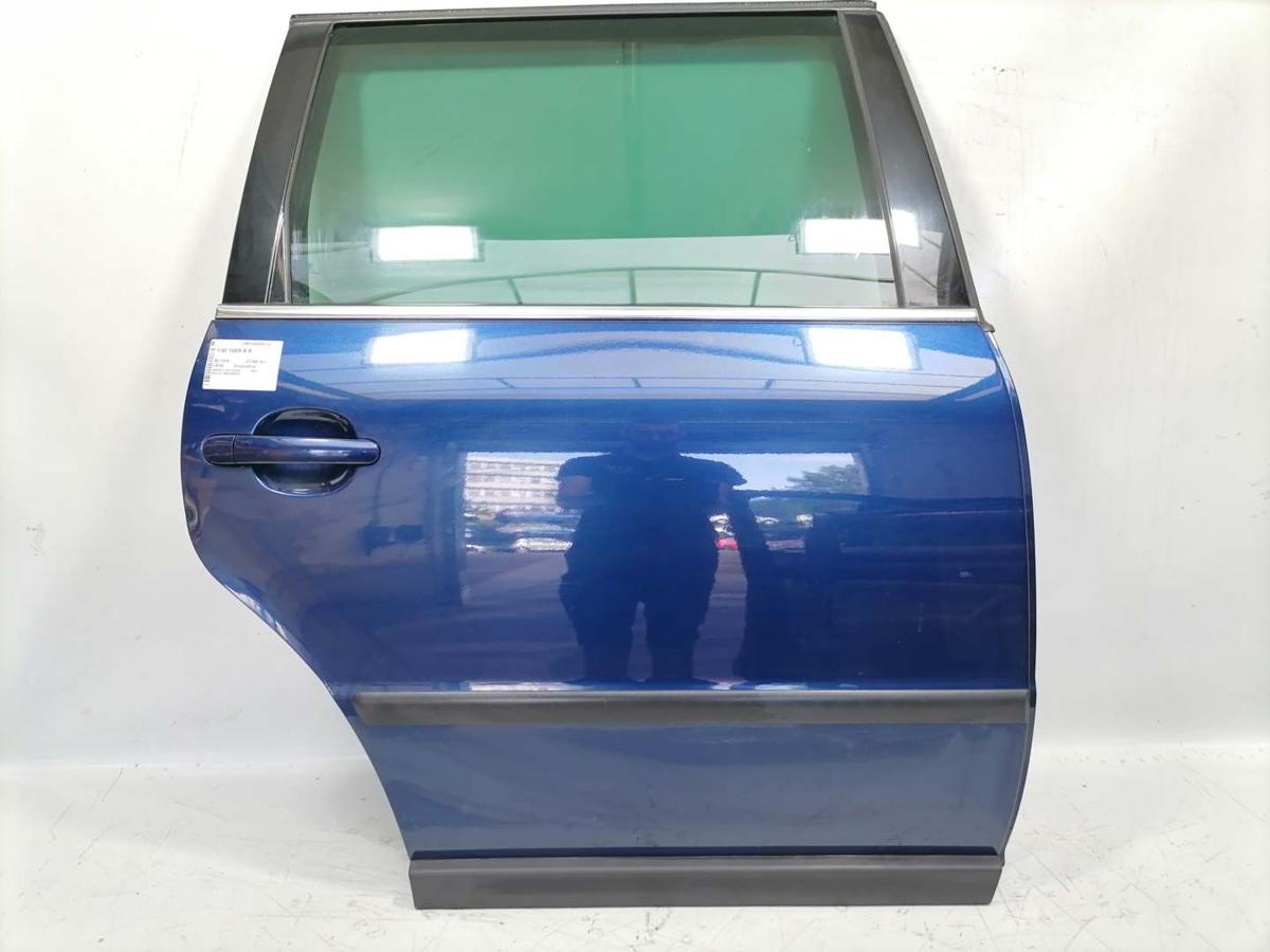 VW Passat 3BG original Tür hinten rechts LD5Q Shadowblue Variant BJ04